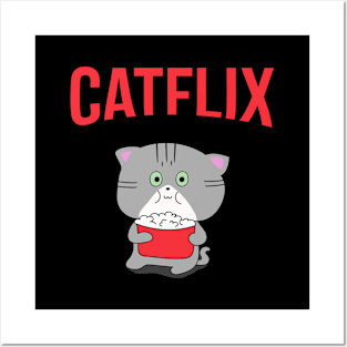 Catflix Posters and Art